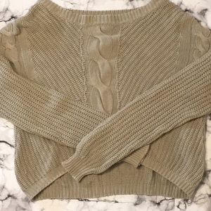 Cropped sweater